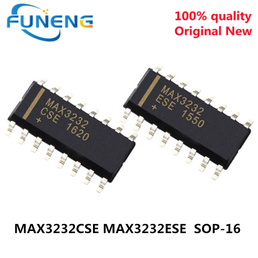 Набор микросхем MAX3232 SOP-16 MAX3232CSE MAX3232ESE SOP16, новая и оригинальная микросхема, 10 шт.