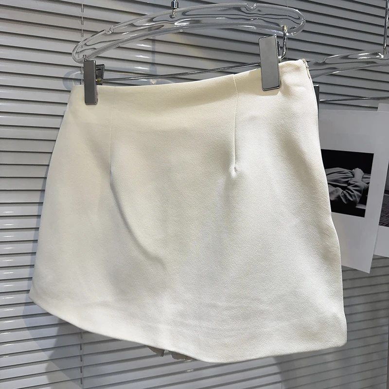 KBQ однотонный комплект из двух предметов с бриллиантами для женщин короткое