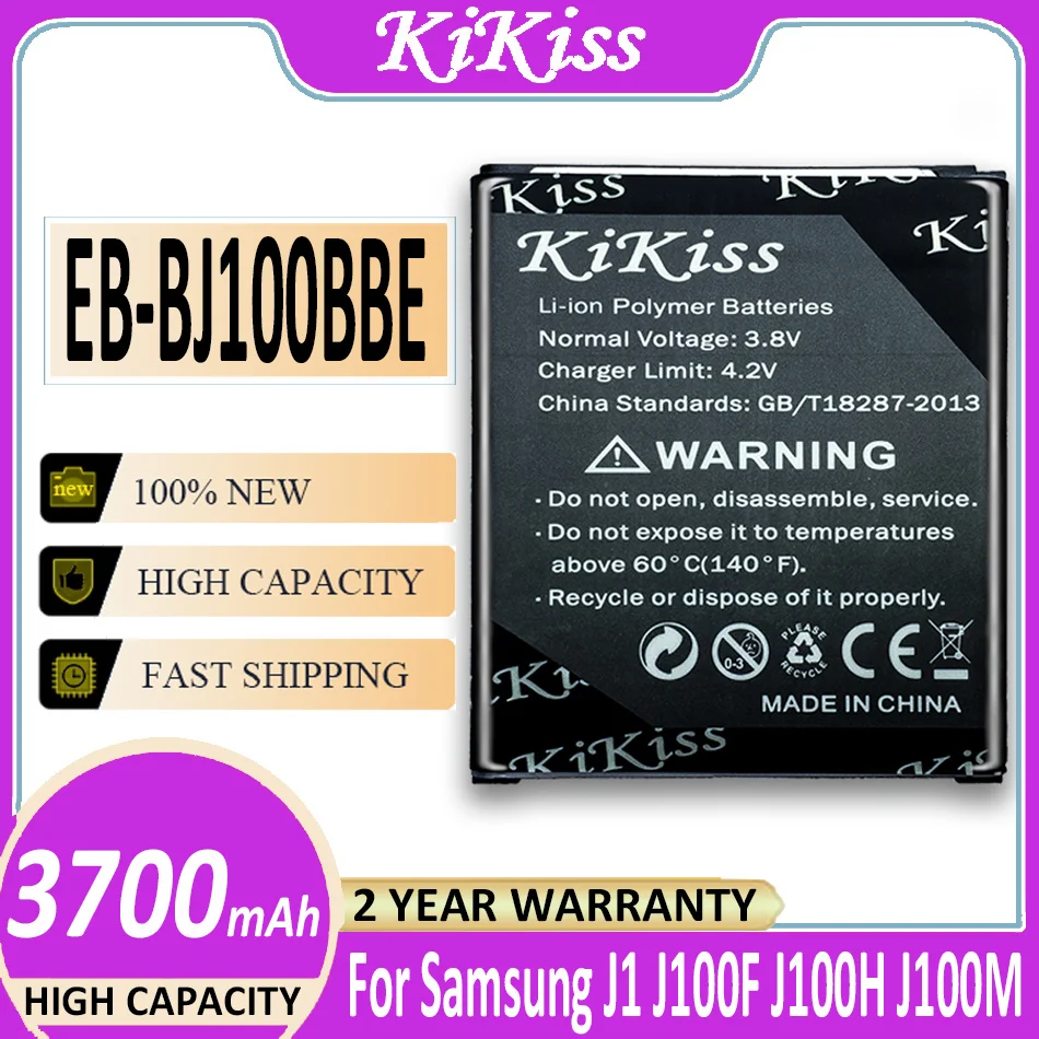 

3700mAh Phone Battery For Samsung Galaxy J1 SM J100 J100F J100FN J100H J100M EB BJ100BBE EB-BJ100CBE EB-BJ100BBE+Tracking Number