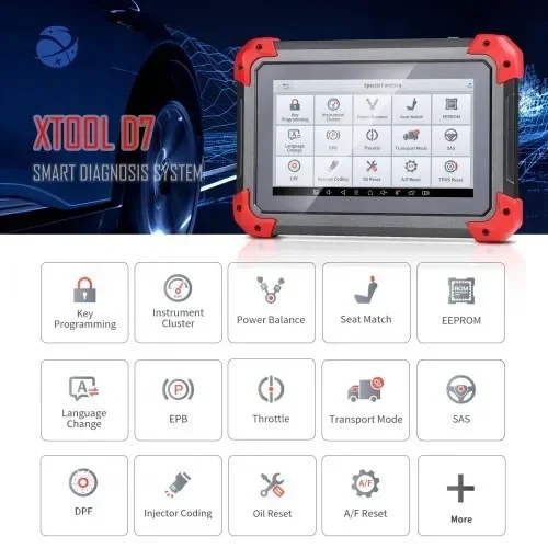 Новое поступление автомобильный диагностический инструмент XTOOL D7 считыватель