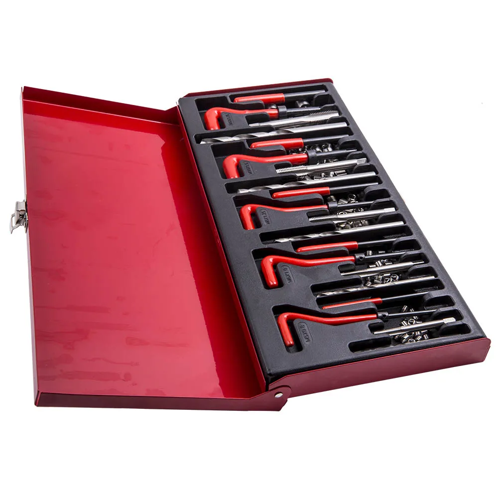 Набор для ремонта резьбы в полоску 1/4 дюйма M5 M6 M8 M10 M12 1/2