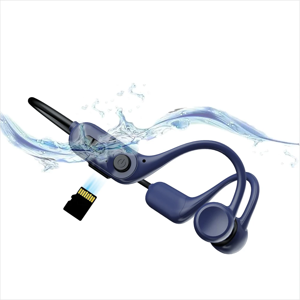 Winait Водонепроницаемая MP3-гарнитура Bluetooth-наушники костной проводимости