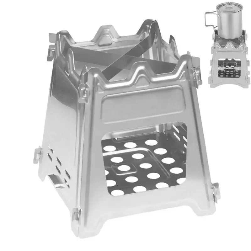 

Компактная складная туристическая плита из нержавеющей стали