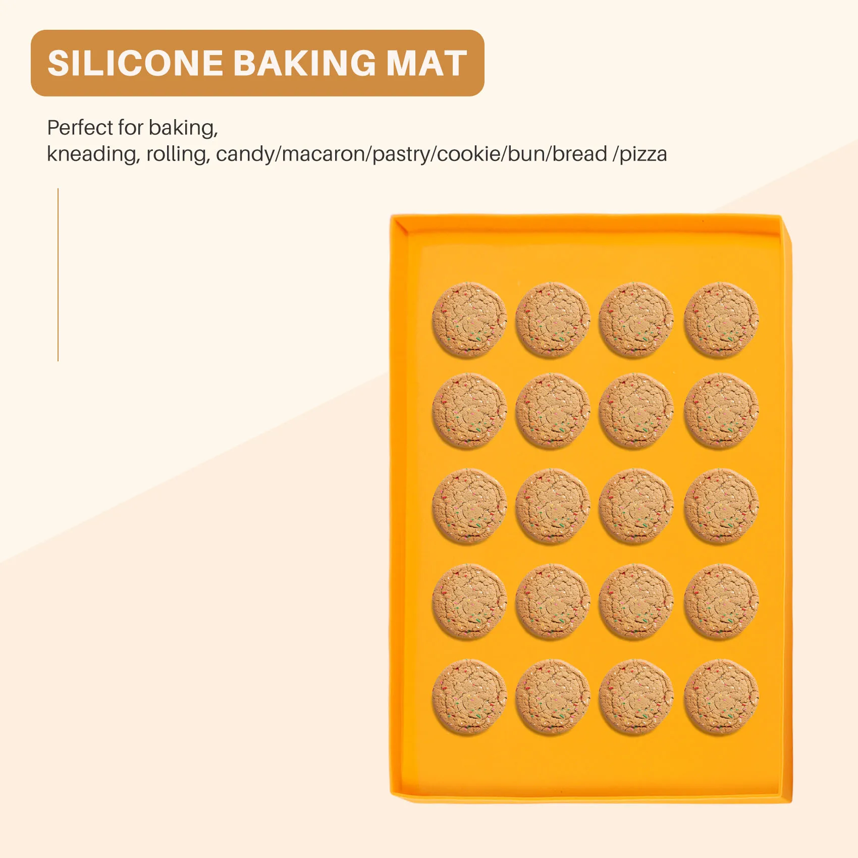 Силиконовый коврик для выпечки в виде желе