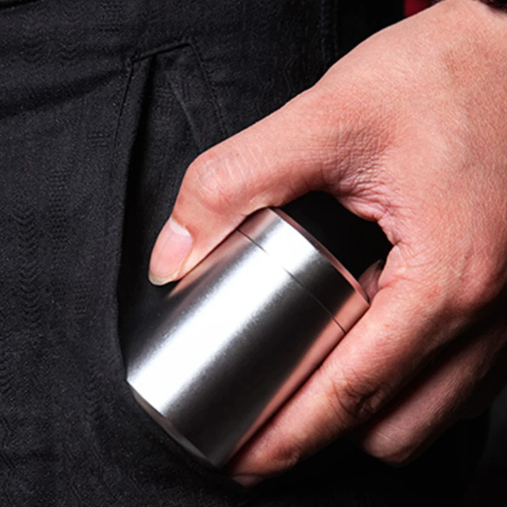 Портативная чайная банка из нержавеющей стали Mini Korobka для путешествий с