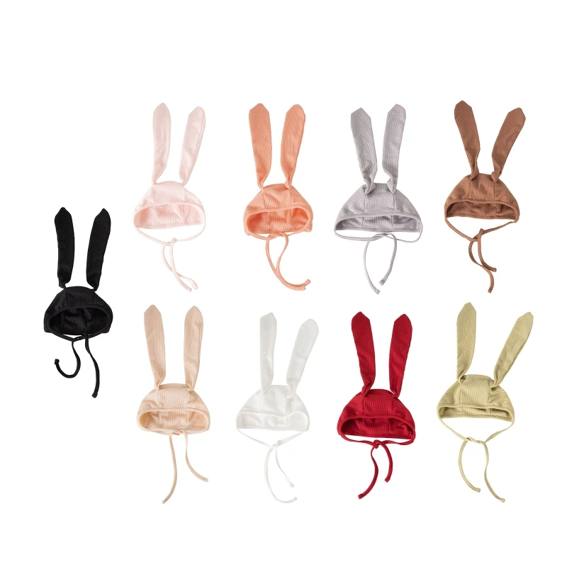 

Funny Waffle Rabbit Ear Hat Cute Headdress Decor Baby Girls Boys Costume Gift