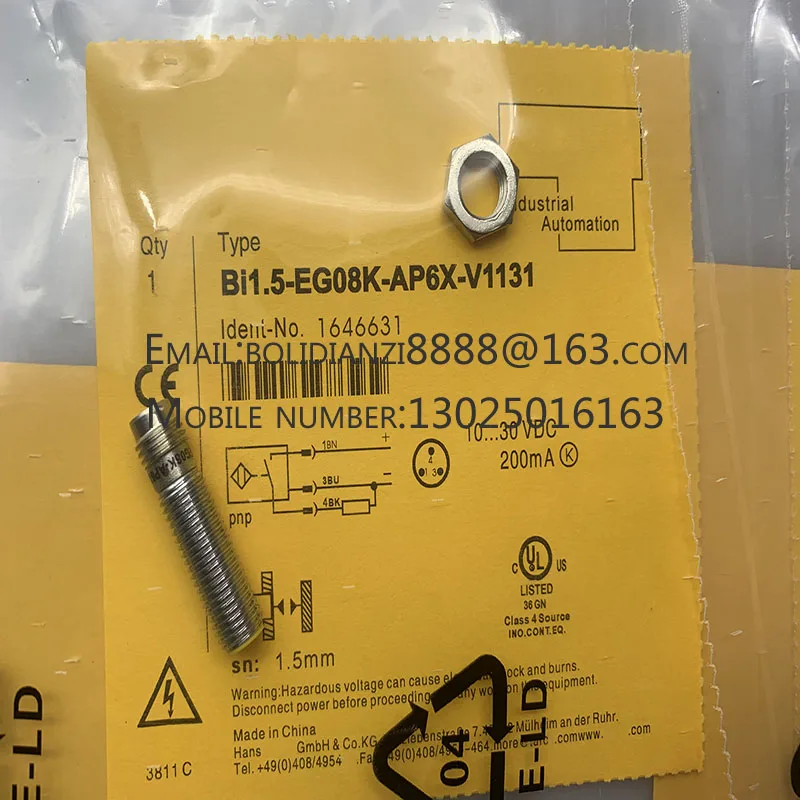 Новый датчик приближения BI1.5-EG08K-RN6X-H1341 BI1.5-EG08K-RN6X-V1131 В наличии