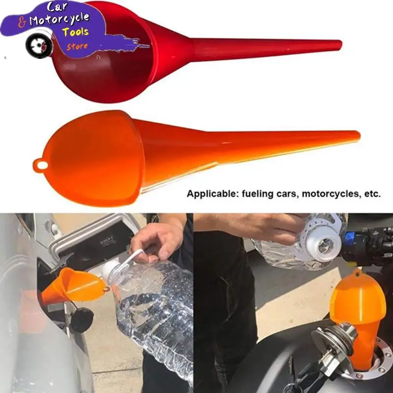 

1PC 28cm Car Refueling Funnel Gasoline Engine Oil Additive Motorcycle Farm Machine Funnel