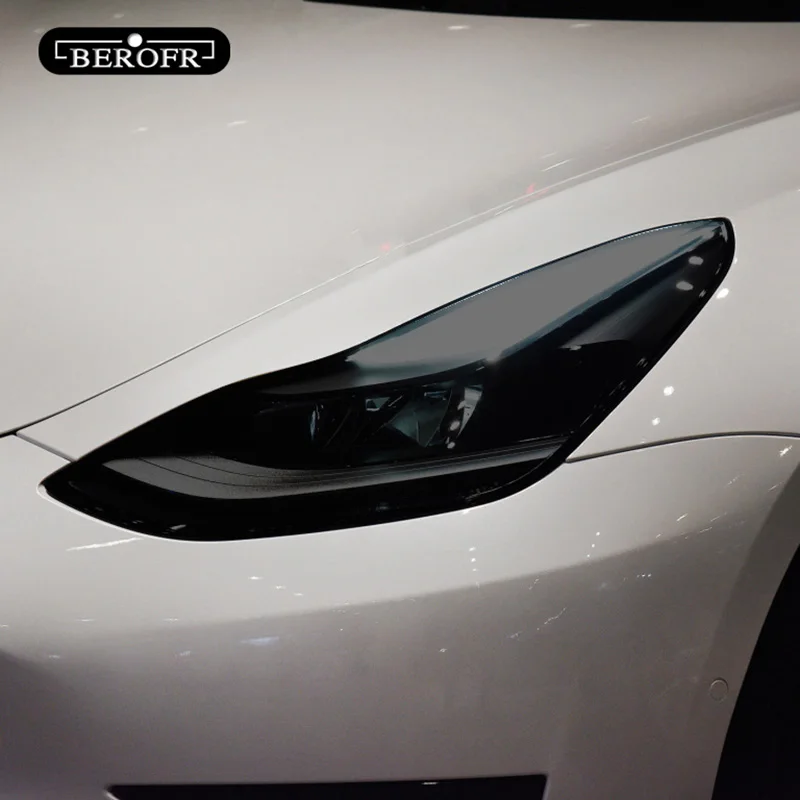 For Tesla Model 3 2021 2017-On Car Headlight Tint Black Protective Film Protection Taillight Transparent TPU Sticker Accessories For Tesla Model 3 2021 2017-On Car Headlight Tint Black Protective Film Protection Taillight Transparent TPU Sticker Accessories