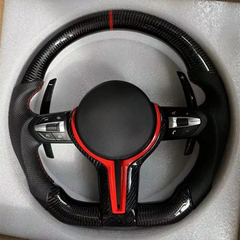 Автомобильный руль с рычагом переключения передач для BMW M Sport F-шасси F80 F82 F87 F12 F13 F86