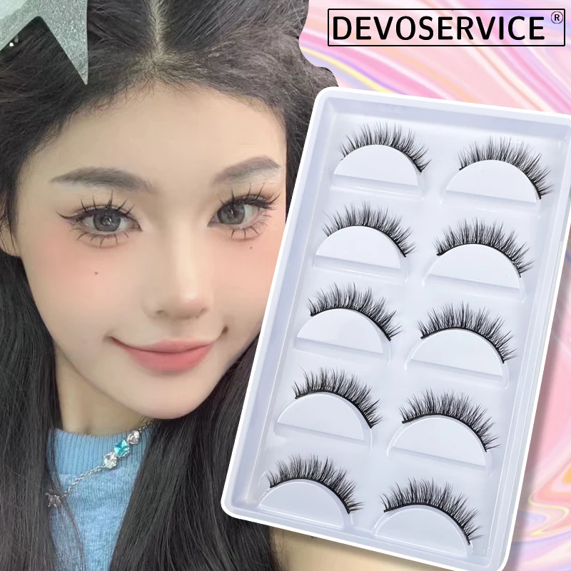 

Faux Mink Lashes Makeup Natural Long Curl False Eyelashes Dramatic Fluffy Short Eyelash Fake Eye Lash Extension Maquiagem Cils