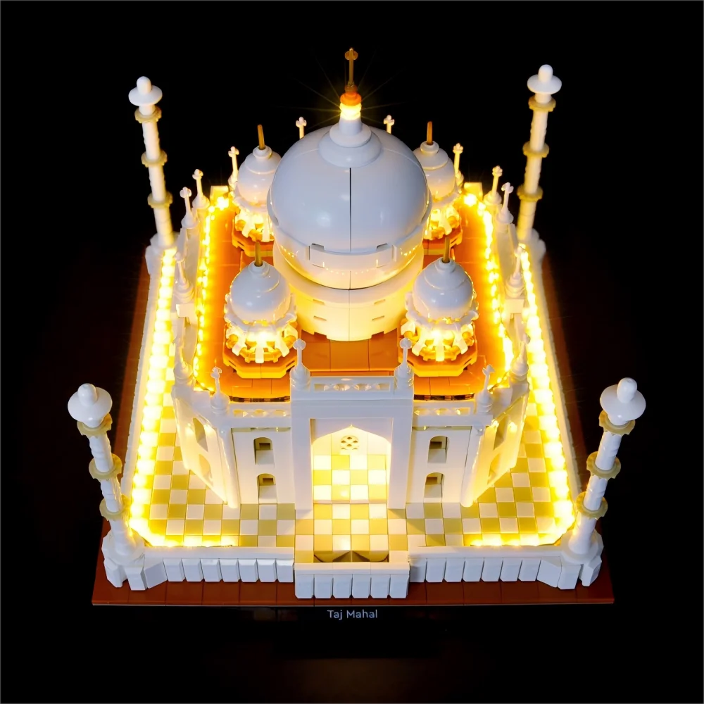 Фото Комплект светодиодного освещения LYBMTWF, совместимый с строительным блоком Lego 21056 Taj Mahal Architecture (не включает модели кирпичей) №4