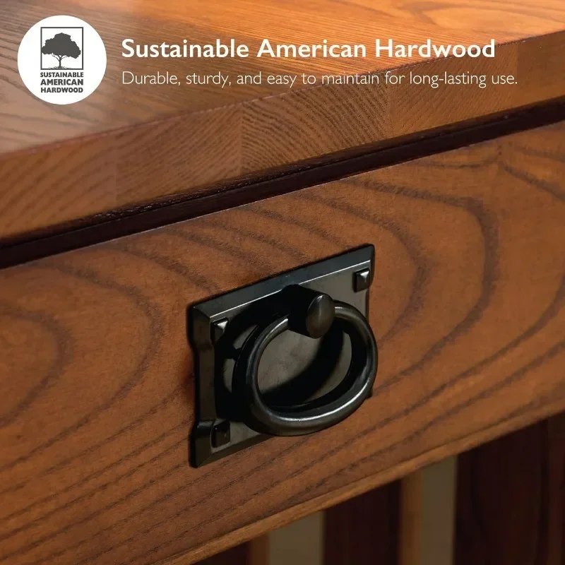 16 D x 48 W 30 H Средний Дуб консольный стол