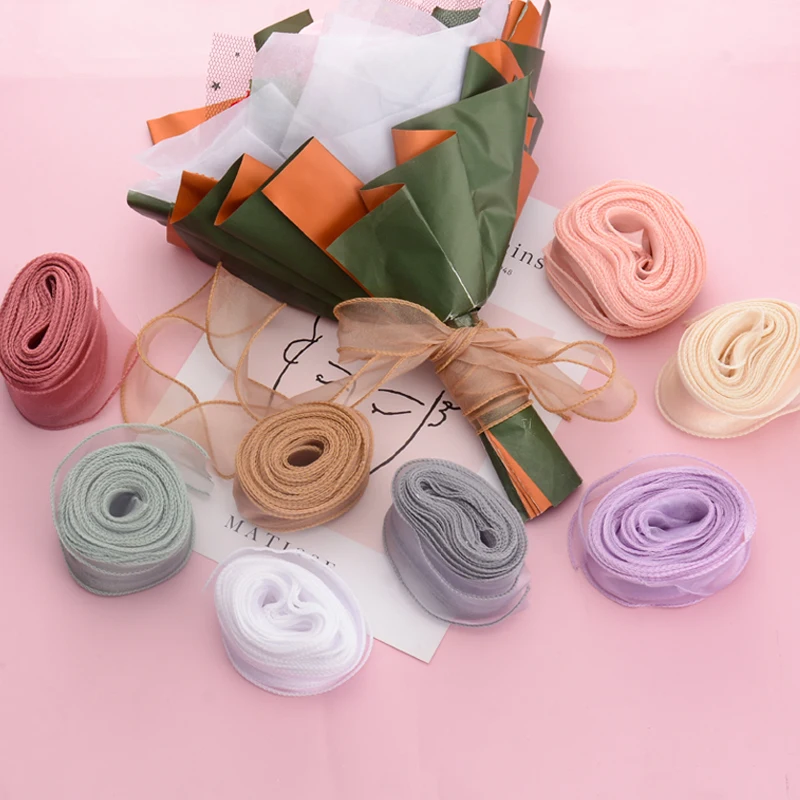 Декоративная лента из органзы 4 см x 10 м |