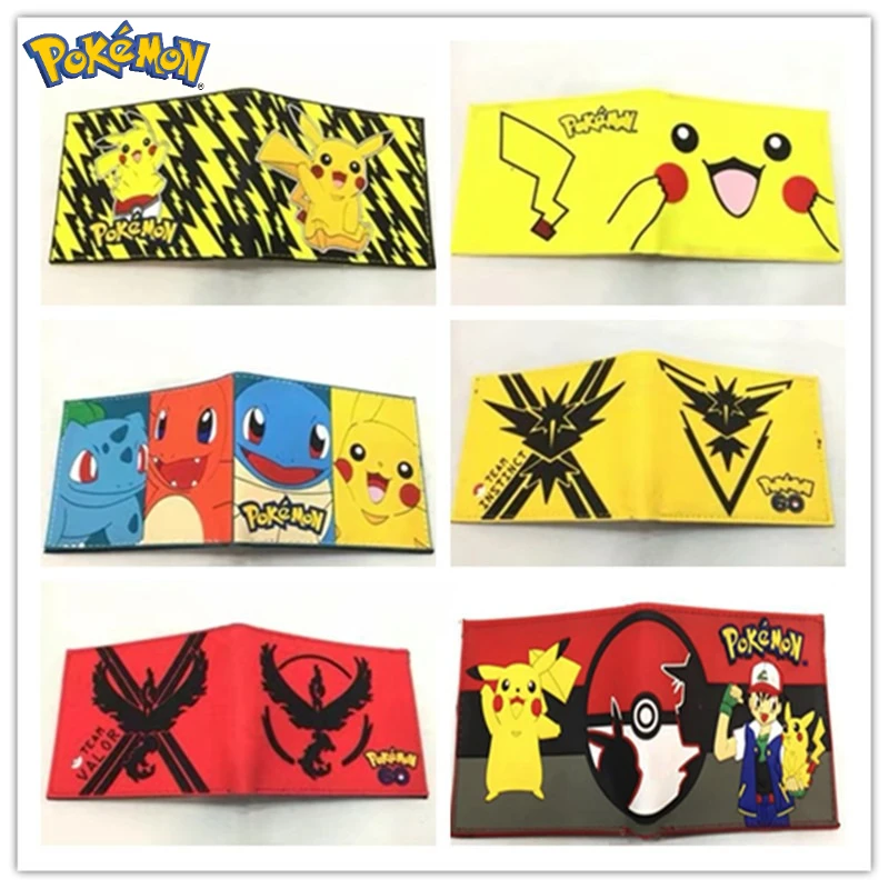 Кошелек из ПУ кожи с изображением покемона милый кошелек Пикачу чармандер