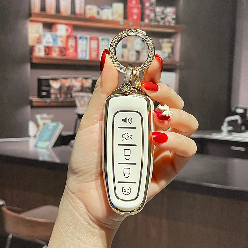 

Чехол для автомобиля, силиконовый чехол-брелок для Ford Focus Edge Explorer DISPATCH C-Max Escape Flex Titanium