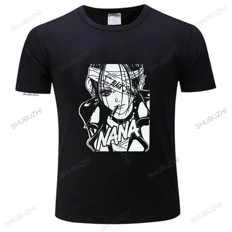 

Модная мужская футболка с вырезом лодочкой манга Нана Осаки хлопковая Футболка с вырезом лодочкой уличная одежда футболка с японским аниме Харадзюку футболки топы