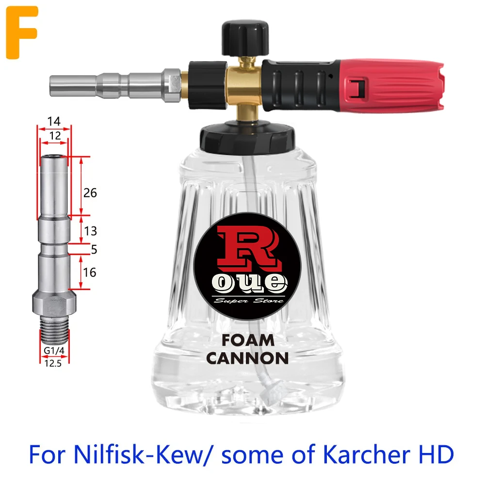 Пенная насадка, пенораспылитель для шлангов моек высокого давления керхер интерскол Makita Huter Elitech Karcher K2 K3 K4 K5 K6 K7 Nilfisk Parkside WAP мойка высокого давления пеногенератор для мойки пеногенератор