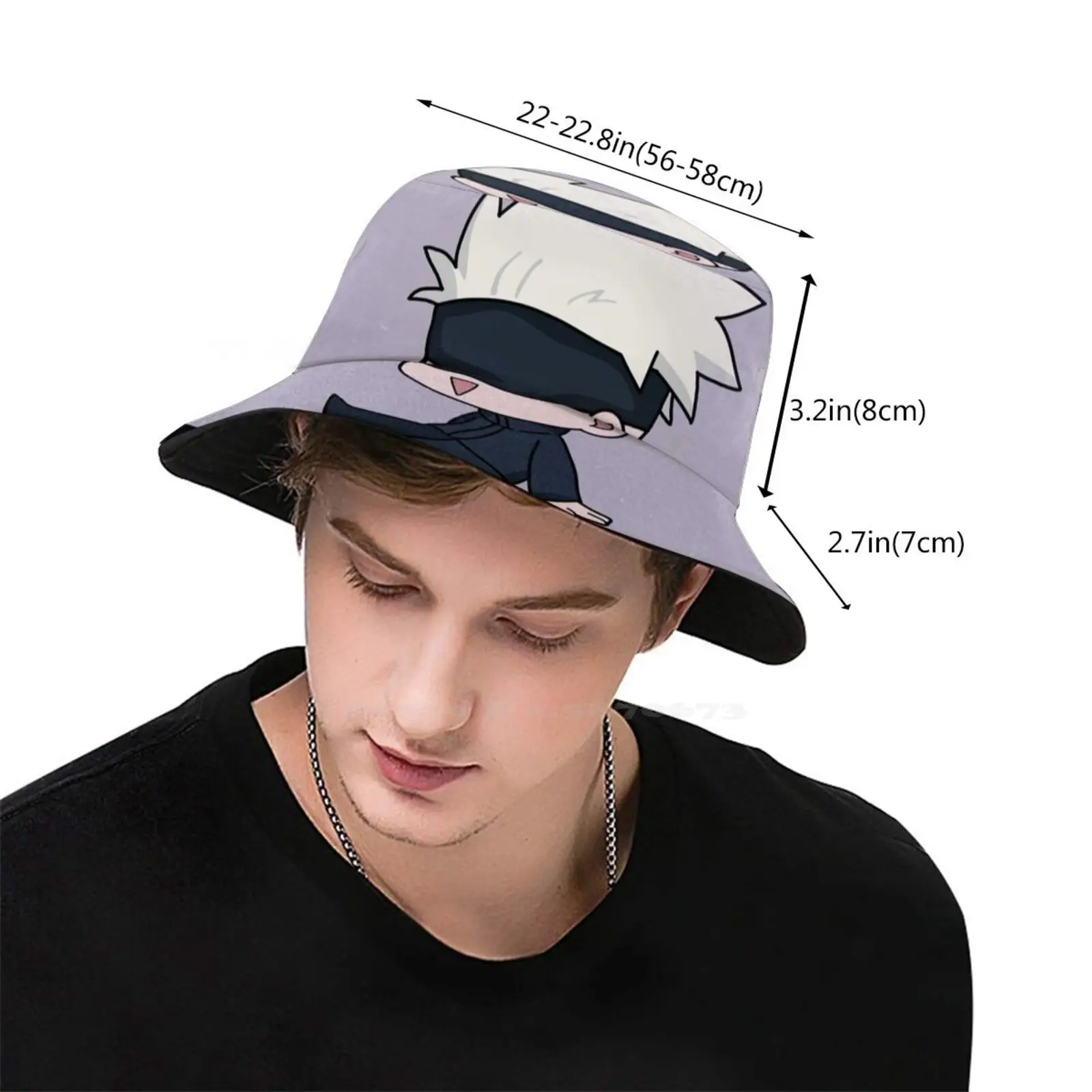 Вязаная шапка Chibi Satoru теплая уличные шапки Gojo Sukuna Megumi Nanami Soceror волшебная