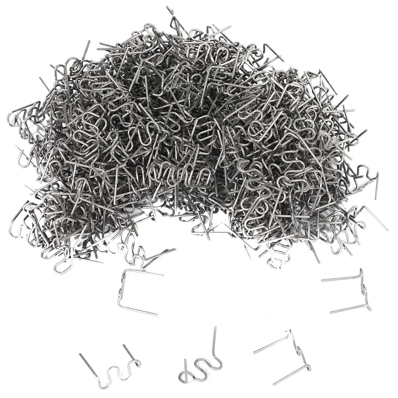 

5000Pcs Staples For Hot Stapler Plastic Repair Wave Staples Bumper Bodywork Repairs 0.8Mm S Wave Staples