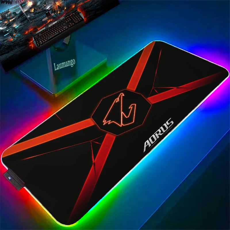

Rgb-коврик для мыши с подсветкой, размеры до Xxl