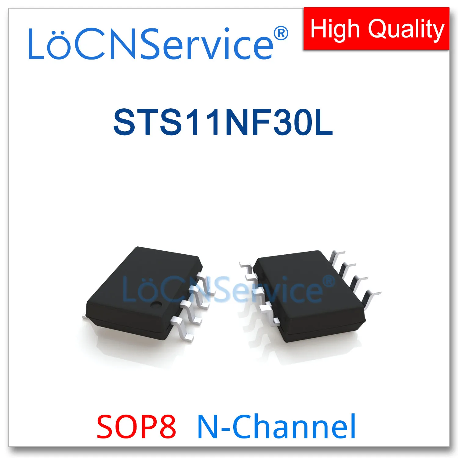 

LoCNService 50PCS 500PCS SOP8 STS11NF30L N-CHANNEL High quality STS