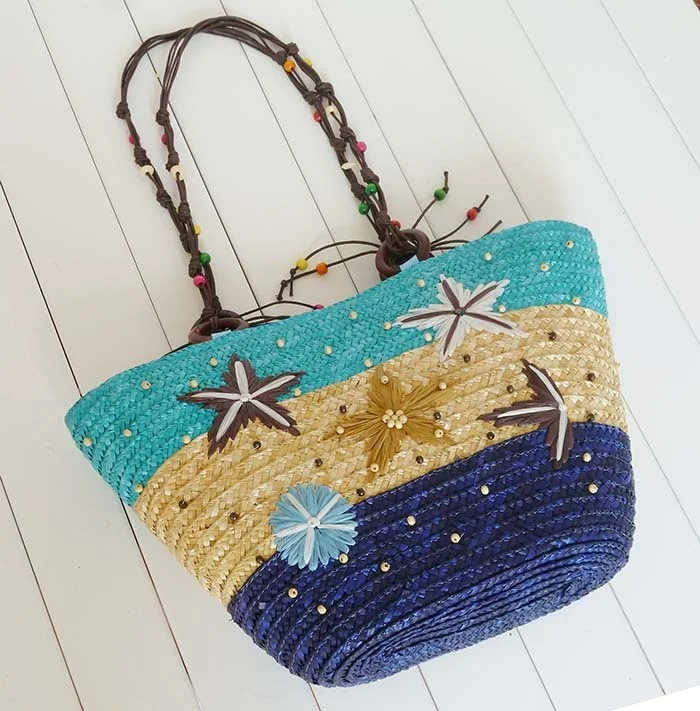 

2022 Hawaii Designer Beach Bag High Quality Famous Brand Straw Bags Women Summer Raffia Handbag Travel Palm Basket Tote Carrycot