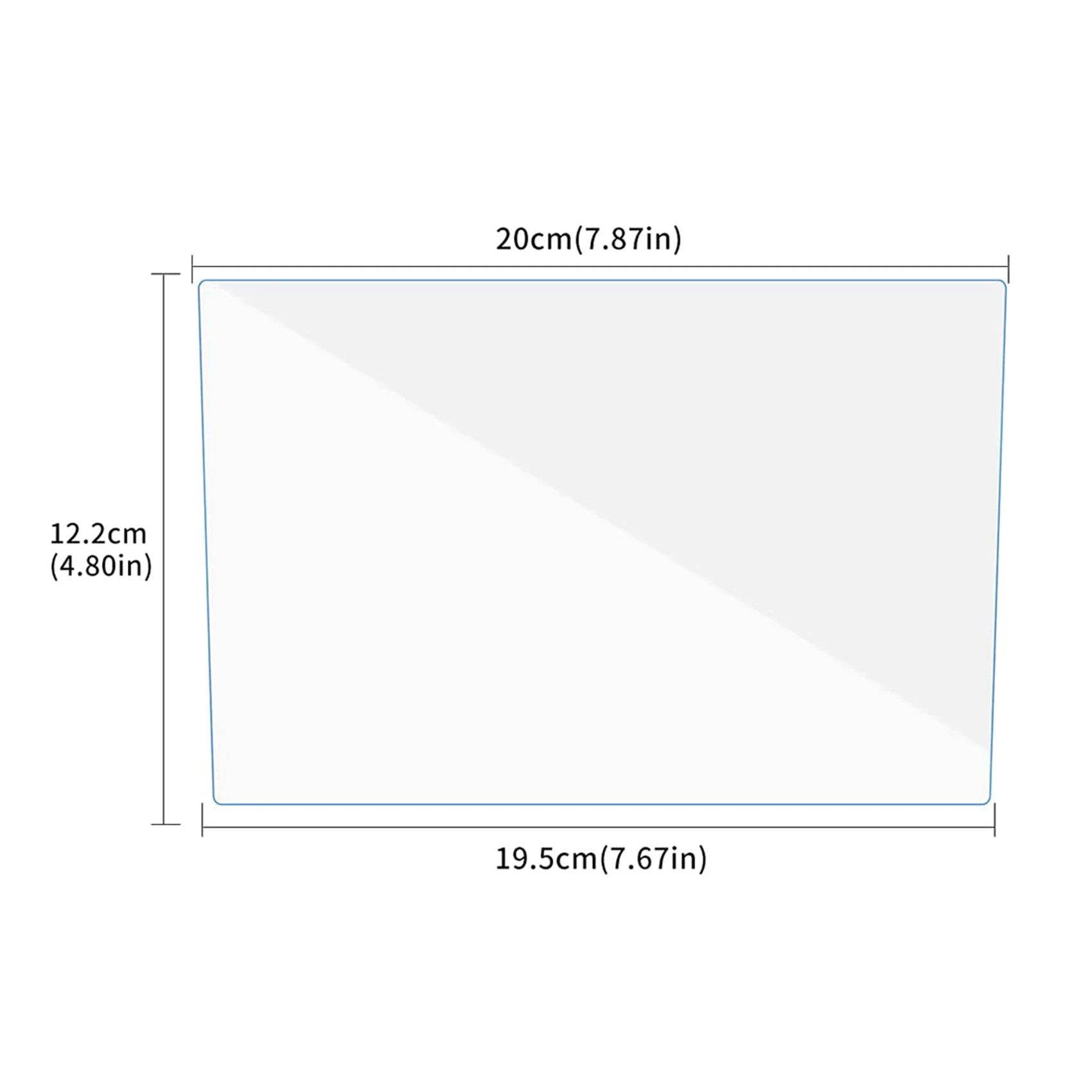 

2 шт., Защитная пленка для Subaru Impreza Forester Accent 8 дюймов 2019-2021