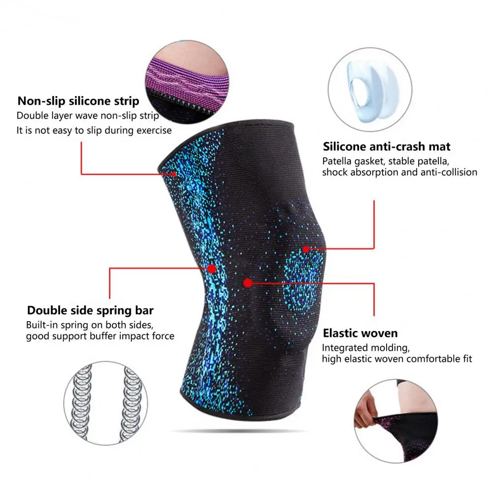 

1 шт., многоразовый эластичный наколенник для защиты колена от столкновений