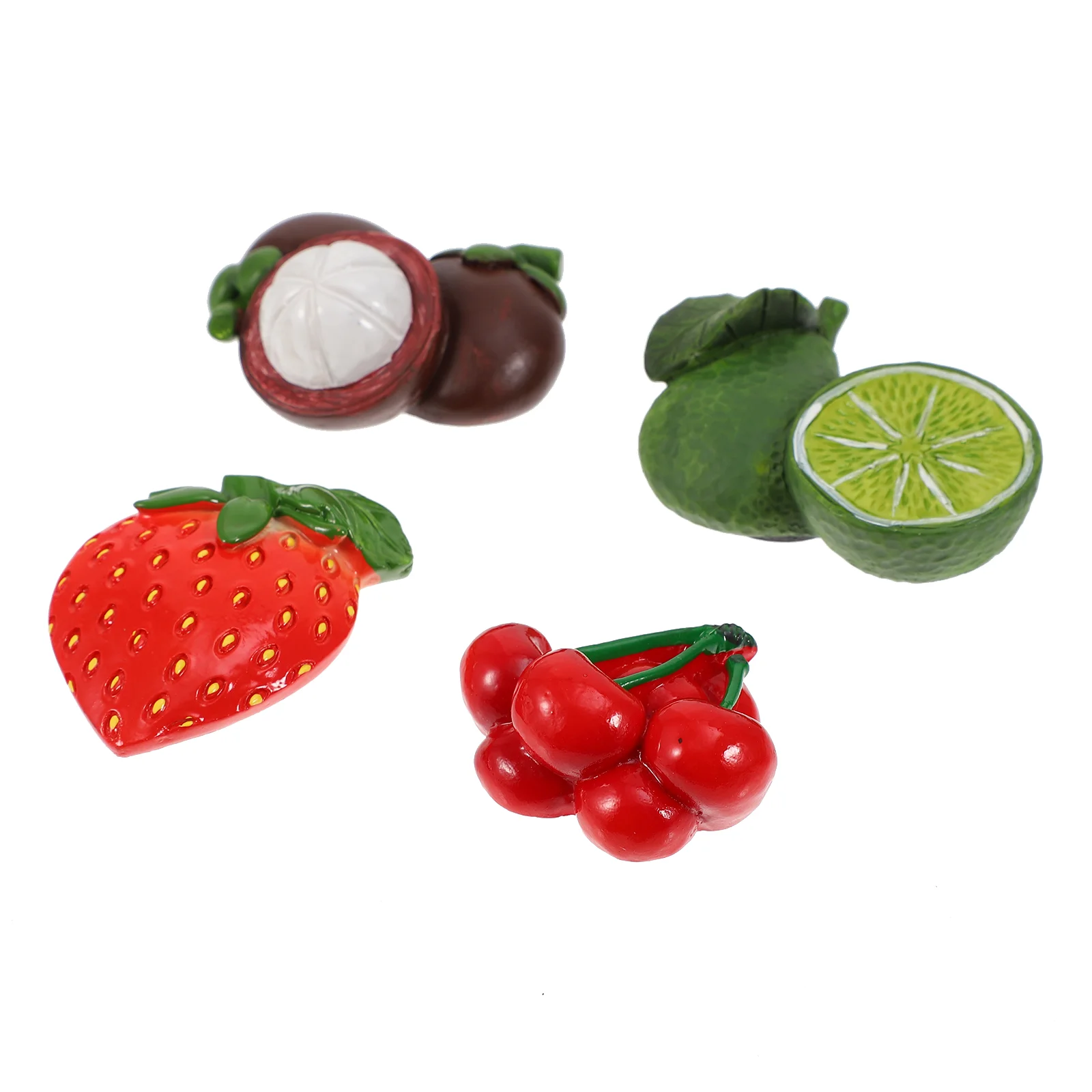 

Refrigerator Magnets Fruit Cute Magnet Fridge Cartoonsimulation 3D Mini Decorative Veggies Toddlersfruits Sticker Magnetic