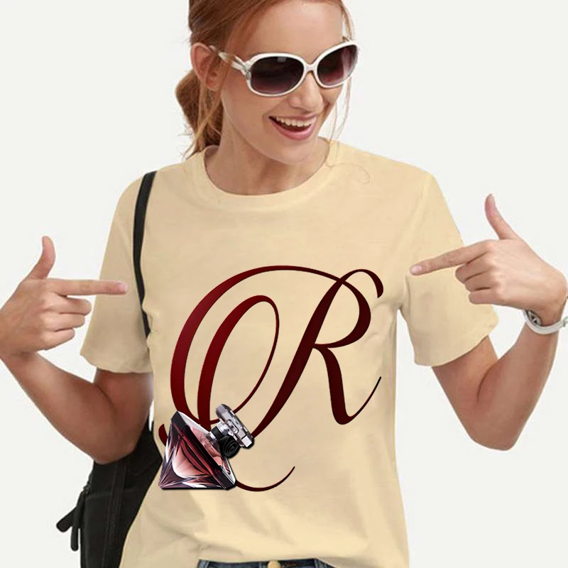 

Женская футболка с надписью «I Love парфюм», 26 дюймов