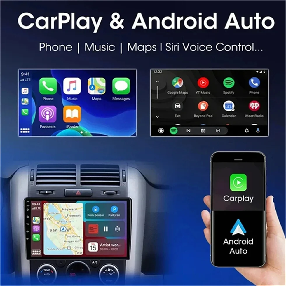 Беспроводной Carplay Android 14 для Nissan Navara Frontier NP300 4D23 2011-2015 2016 2017 2018 Автомобильный FM BT GPS