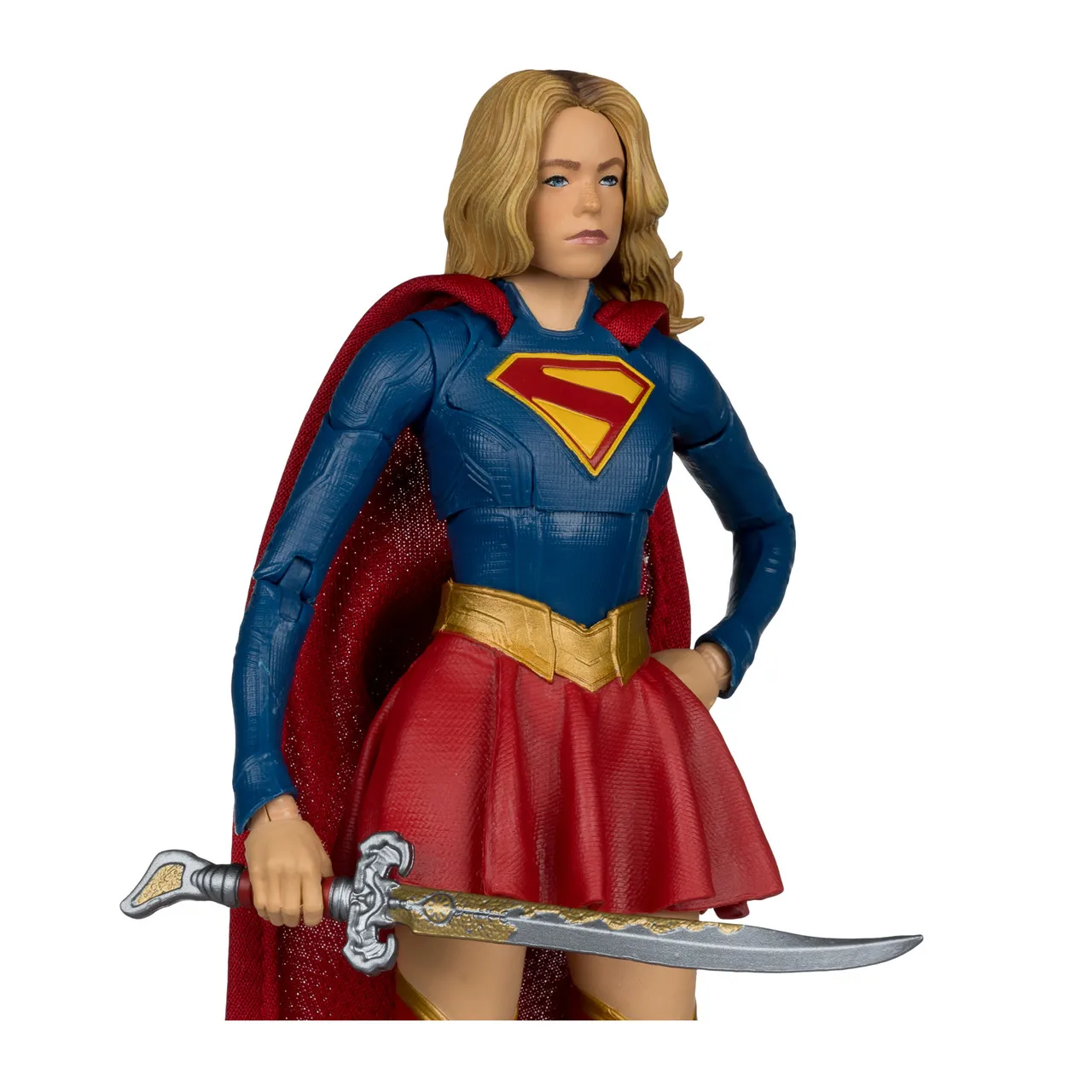 Фото Фигурка McFarlane Toys Supergirl and Baby Krypto Deluxe Theatrical Edition, 7 дюймов, модель из фильма, кукла, гаражный набор для сборки №4