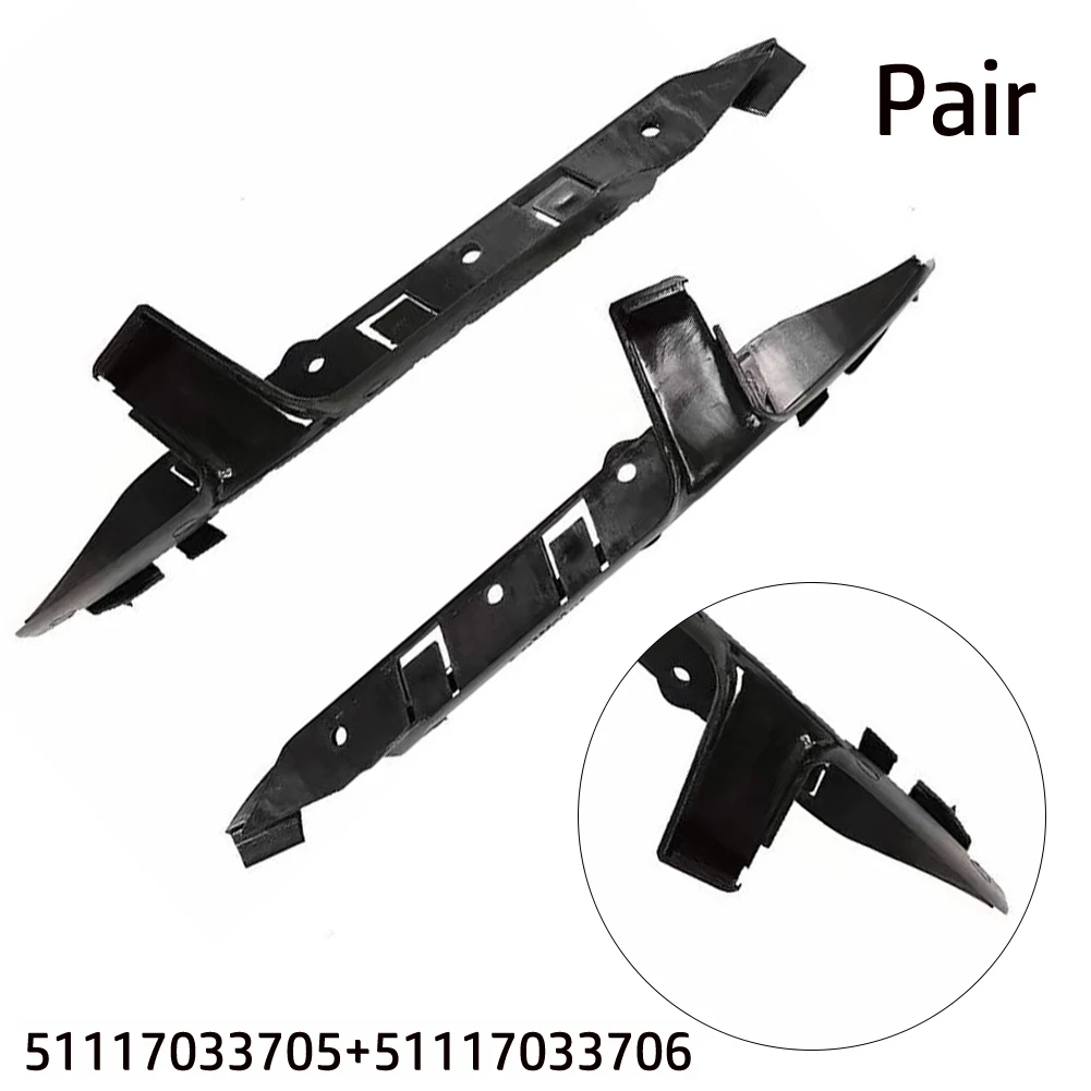 

2pcs Car Front Bumper Bracket Support For BMW 5 Series E60 525i 528i 530i 535i 545i 550i Bumper Support Bracket Replacement