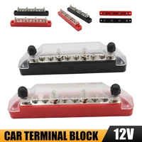 positive negative bus bar battery power distribution block m6 car terminal block studs m4 terminal bus screws for car boat