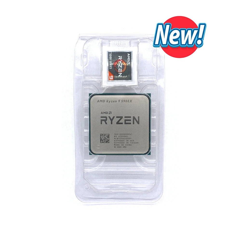 Новый процессор AMD Ryzen 9 5900X R9 3 7 ГГц двенадцатиядерный 24-поточный 7NM L3 = 64M 100-000000061