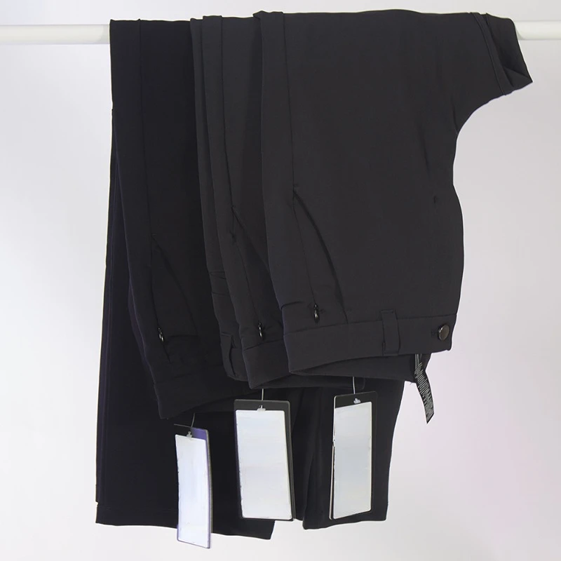 

Lulu. Брюки-Джоггеры мужские стрейчевые, деловые облегающие брюки-стрейч с эластичным поясом, повседневные штаны, Черные Серые Синие