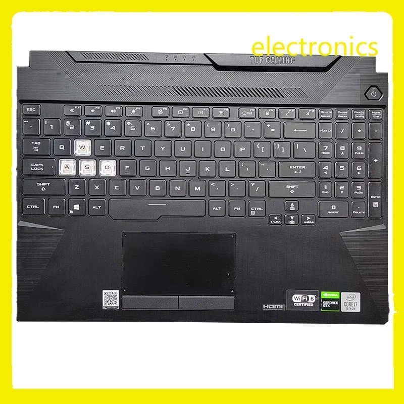 Ноутбук для Asus fa506 fx506 fa506u fx506u верхний чехол с упором рук и клавиатурой подсветкой