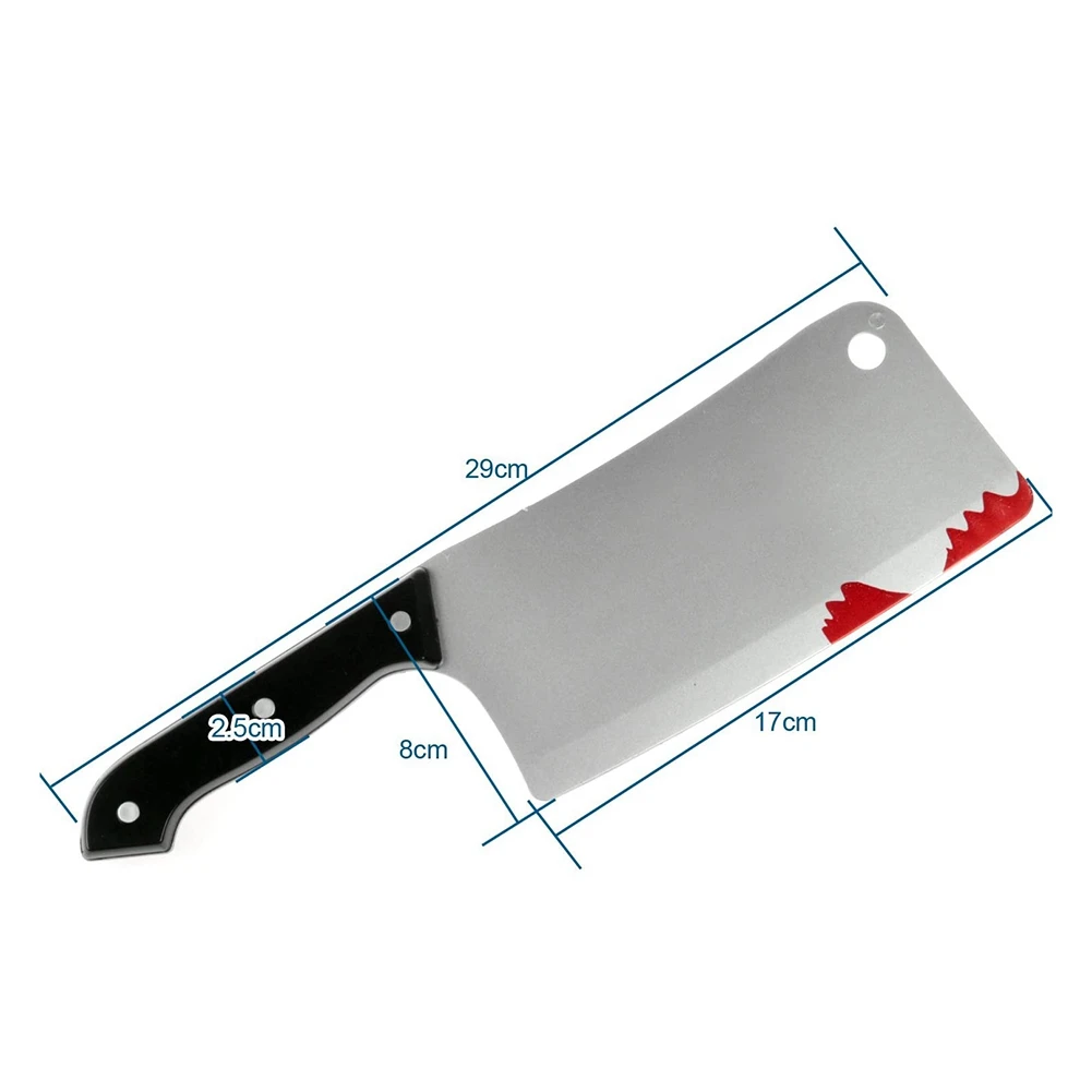 Кровавый Кливер искусственные ножи реалистичный кухонный реквизит для