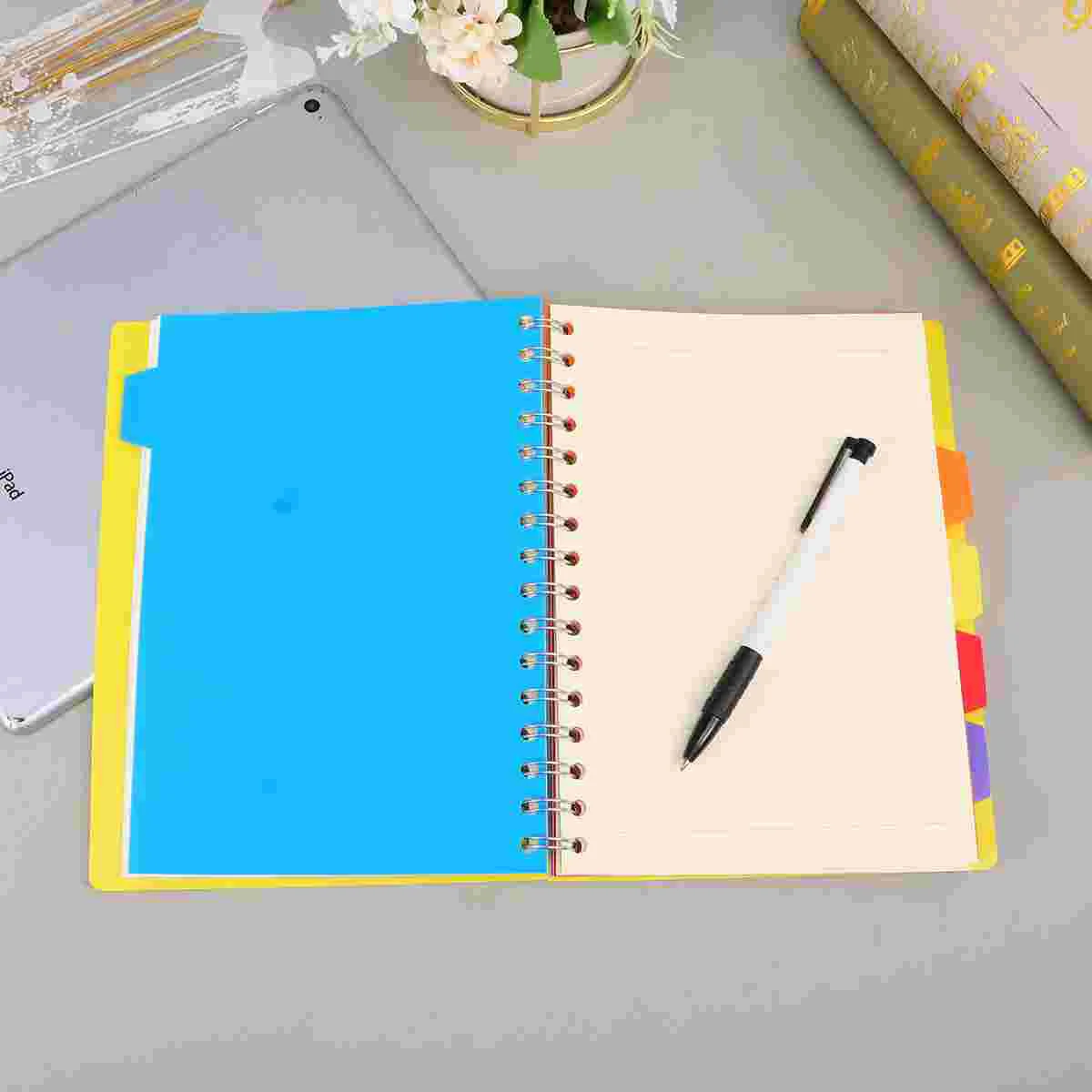 

Блокнот на спирали, маленький дневник, блокнот для студентов, рабочая тетрадь с водонепроницаемым мини карманом, категория бумаги