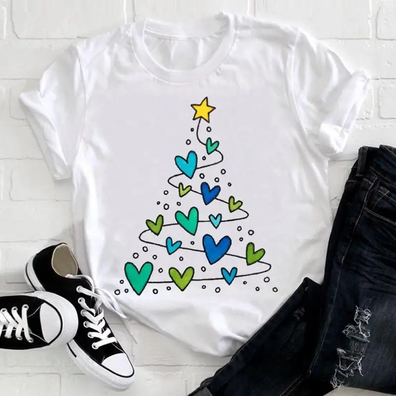 

Женская футболка в стиле 90-х с мультяшным принтом Love Tree
