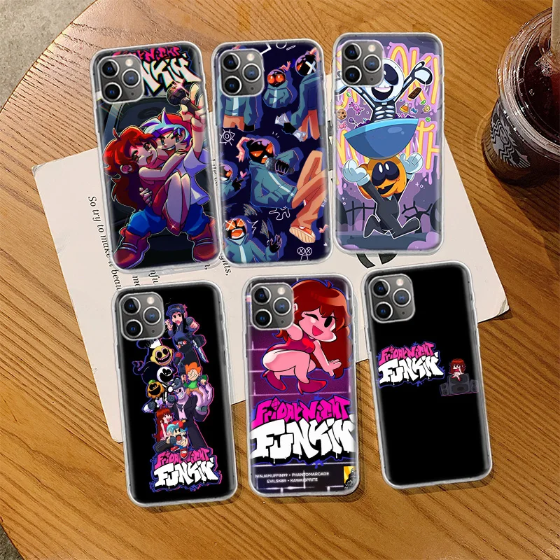 Чехол для телефона с изображением игры «пятница ночь» Funkin для Iphone 14 13 Pro Max Apple 11 12 Mini SE 2020 X XS XR 8 7 Plus 6 6S 5