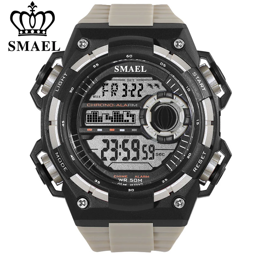 

Smae Luxury Brand Men Digital Wristwatches Led Display Multifunction Chronograph Clock Outdoor Sports Watches Relogio Masculino