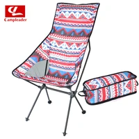 outdoor portable folding back chair camping fishing chair moon chair colorful ethnic wind beach chairs extended models