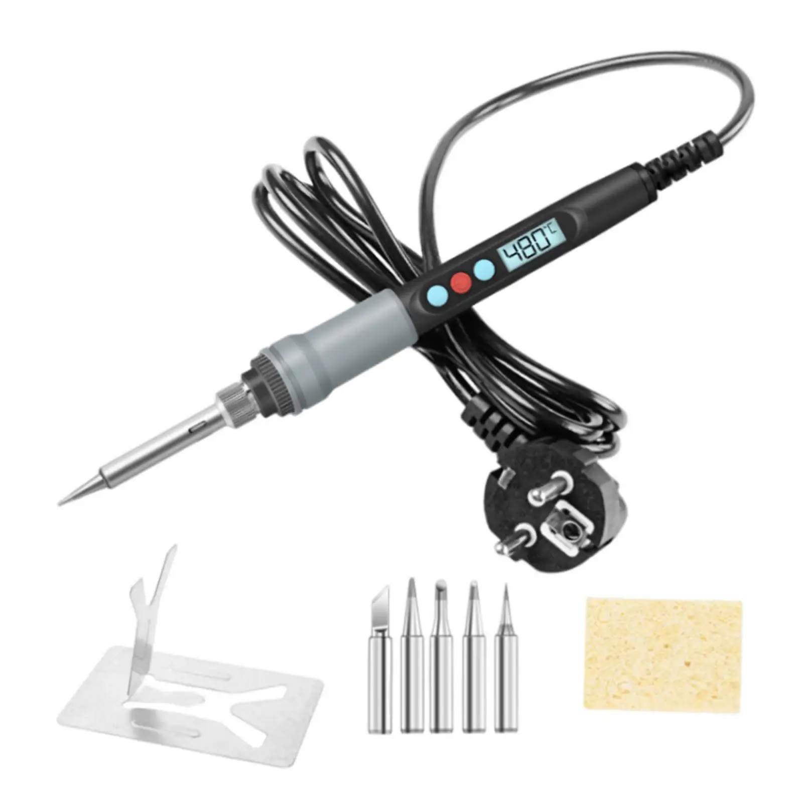 

Digital Soldering Station Precise Heat Control 90W Soldering Tool Set Solder Station for Home Appliance Circuit Boards Hobby
