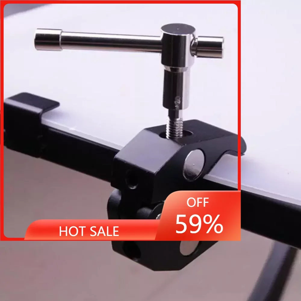 

1/4in Tripod Heads Multi-function Clip Clamp Holder Mount with Standard Ball Head Screw for Clamp Photography Accessories
