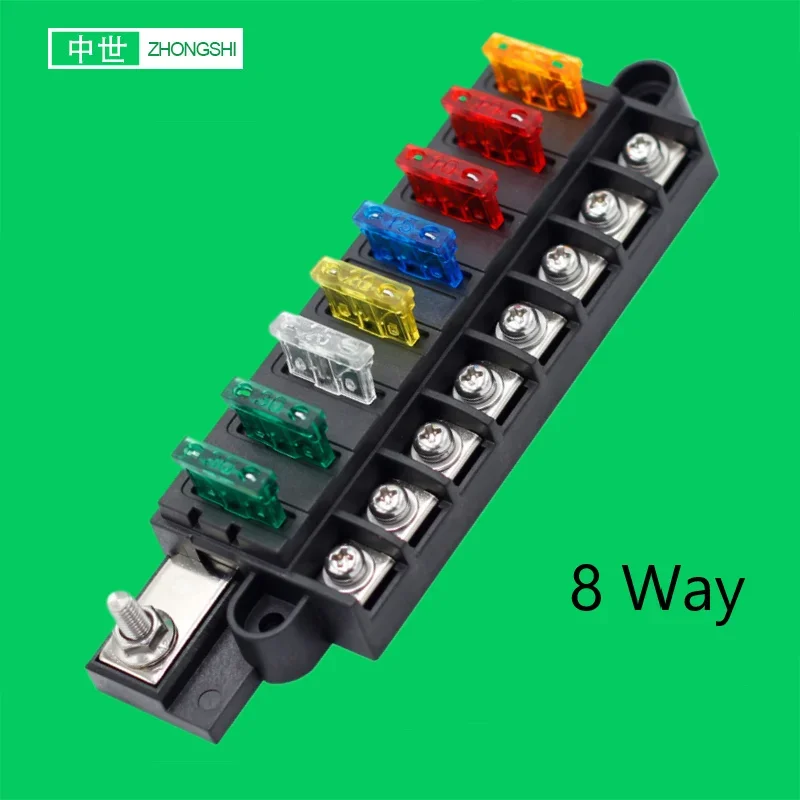 12 В ATO/ATTC 8-контактный лезвие для крепления на панели автомобиля лодки автофургона