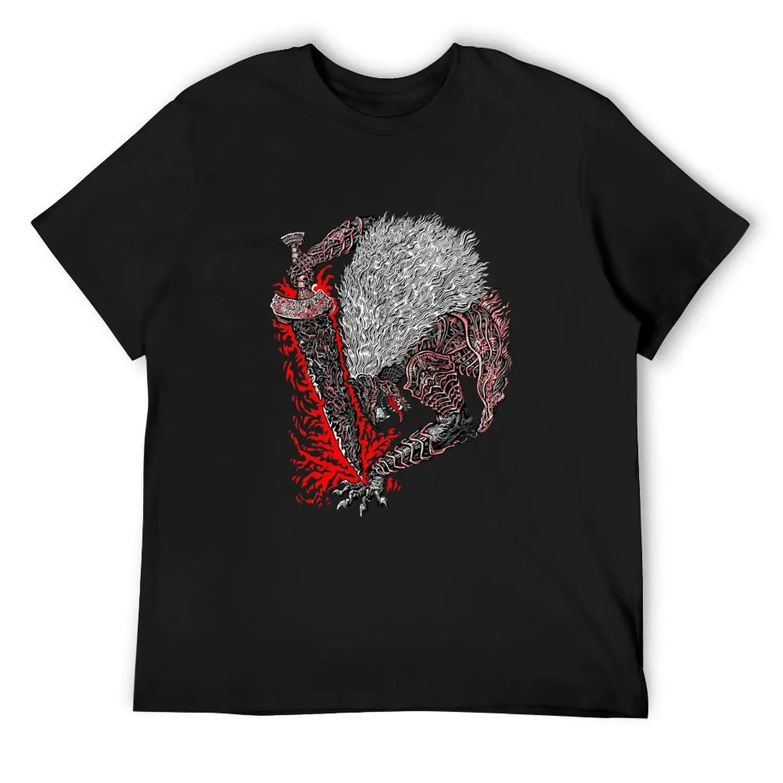 Футболка Maliketh The Black Blade большие хлопковые футболки с рисунком рубашка на заказ