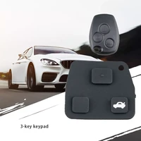 mini remote key case for toyota rubber pad for 2 or 3 button key fob case