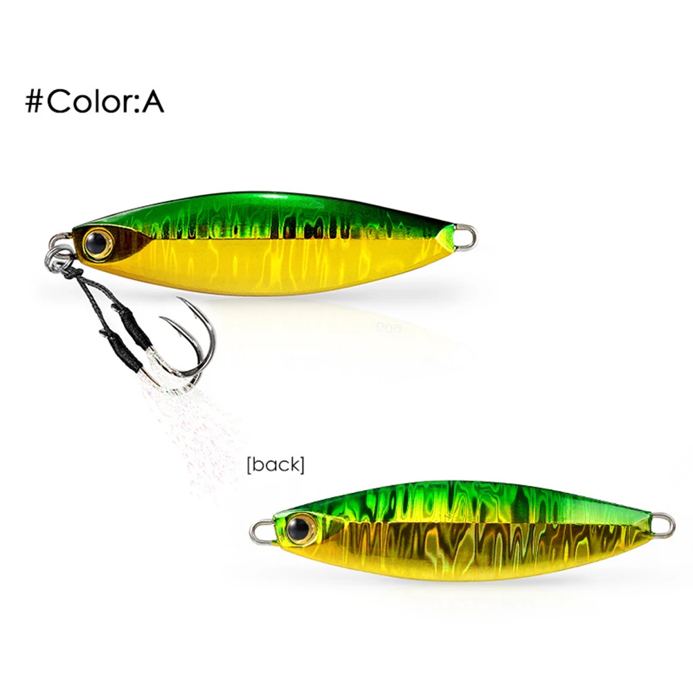 

Fake Bait Sea Fishing Bait 40g/60g/80g Accessories Bionic Bait Colorful Fishing Terminal Trolling Artificial Bait